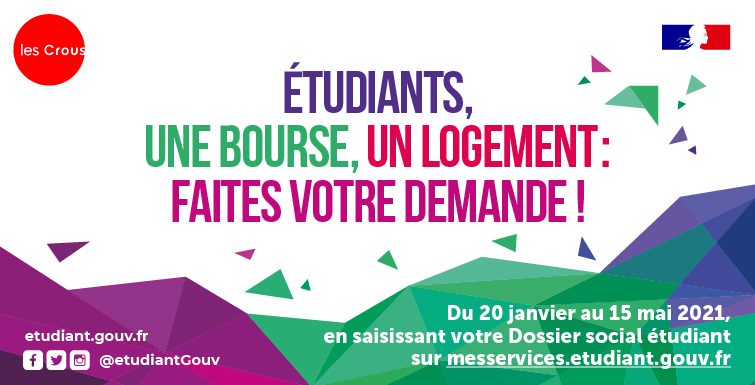 Enseignement supérieur : faire sa demande de bourses et de logement étudiant