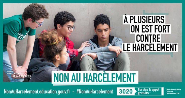 Journée Nationale de lutte contre le harcèlement .