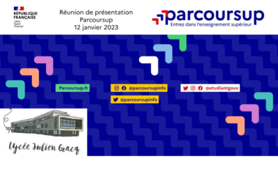 Réunion d’information Parcoursup  Diaporama